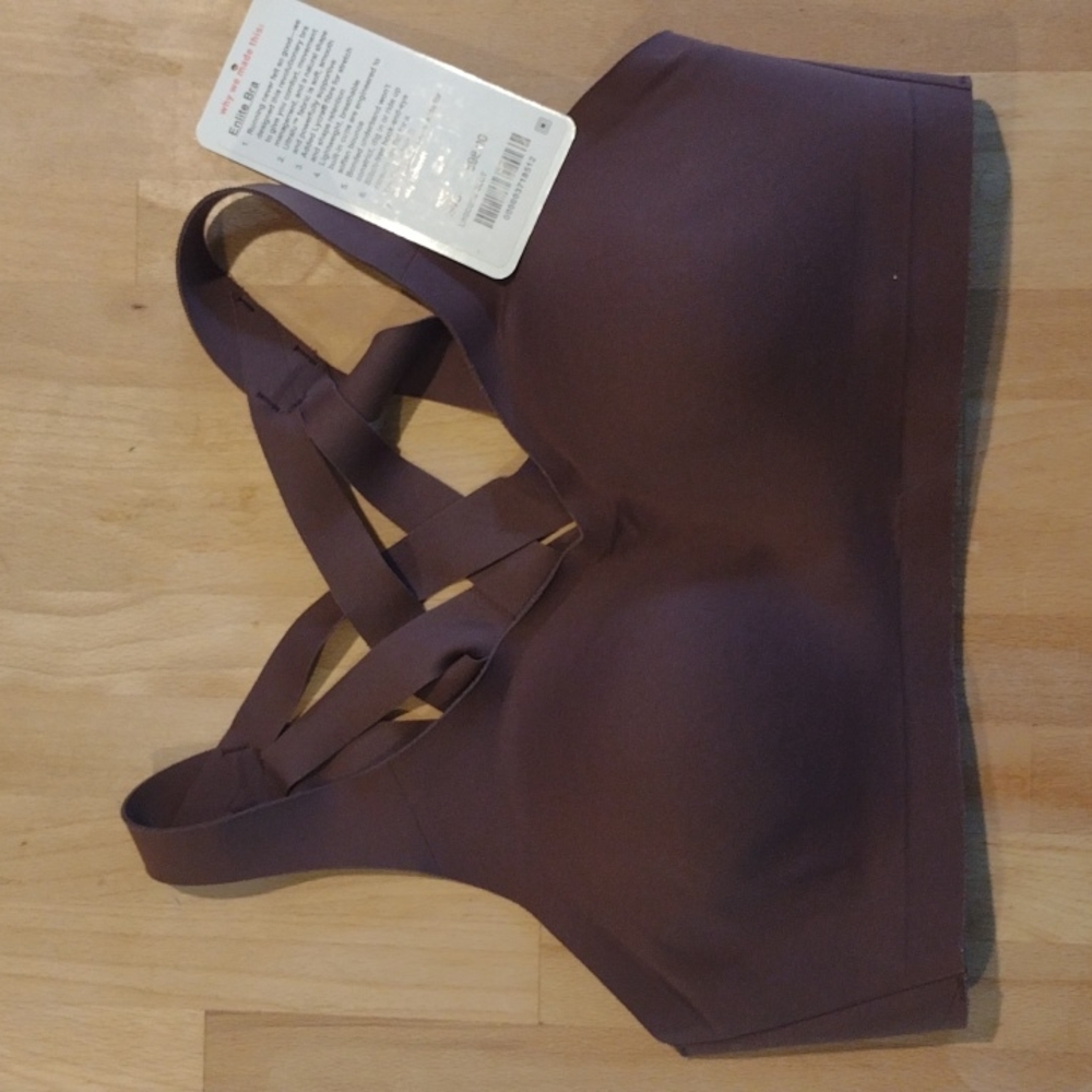Lululemon Enlite Bra Weave Cherry Cola 34C Pre-owned